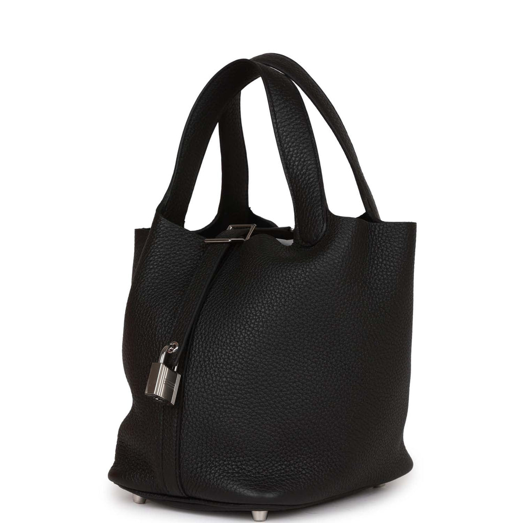 Black Clemence 18 Picotin Lock Q315