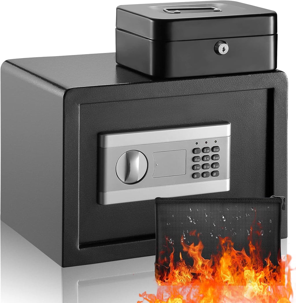 1.72 Cub Fireproof Waterproof Combination Lock Safe Box with Keypad G519