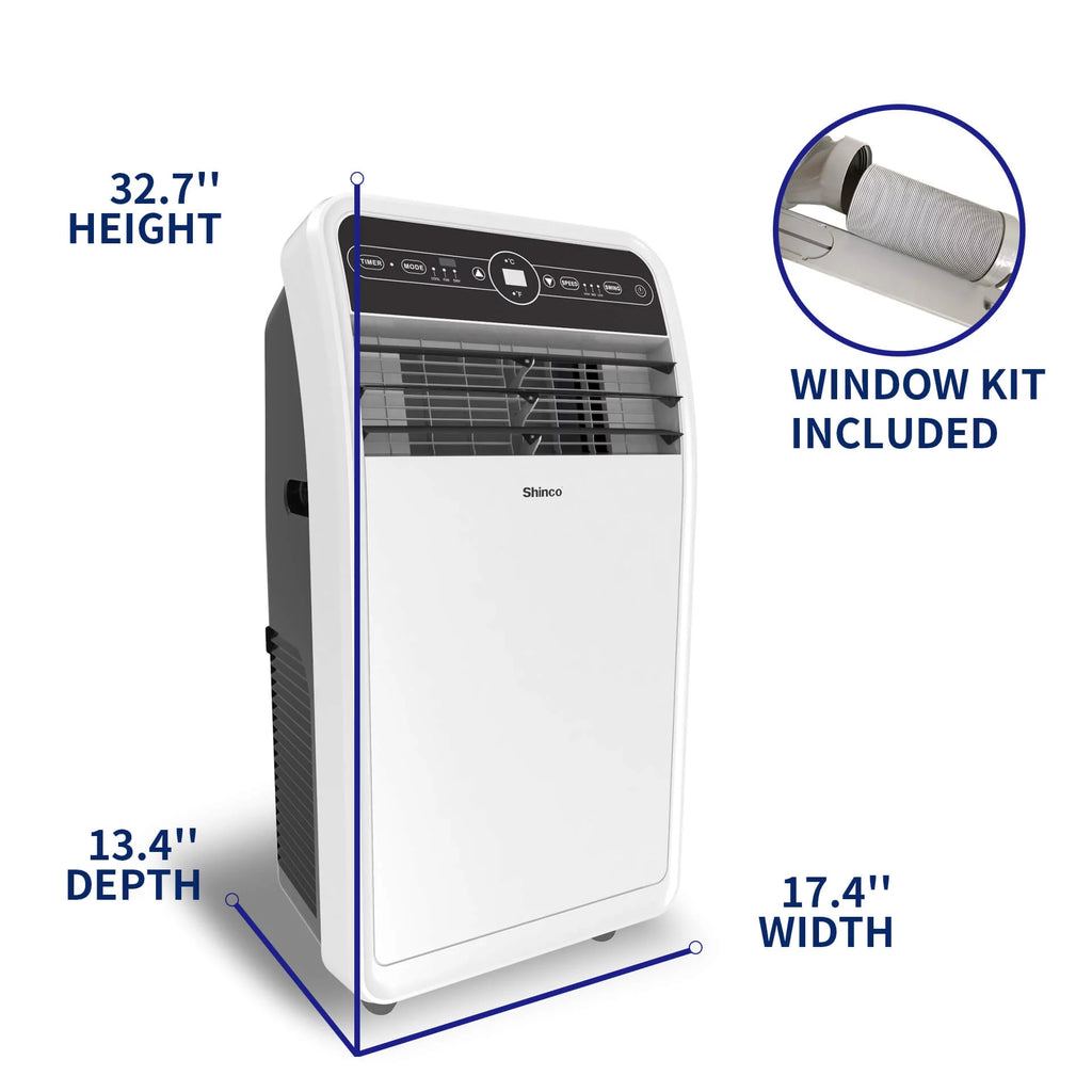 6400BTU 3-in-1 Portable Air Conditioner with Remote Control I6367