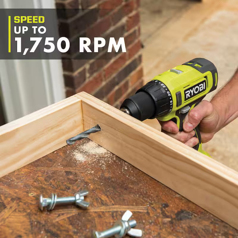 18V Cordless 1/2 in. Drill/Driver Kit with 1.5 Ah Batteries and Charger R91360