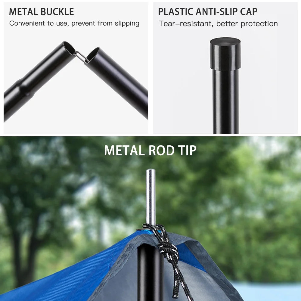 Tent Canopy Poles Support Rods Awning Frames Accessories P992