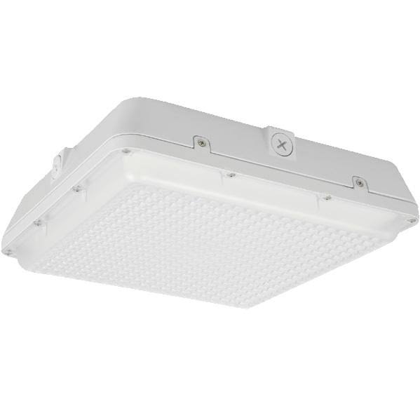 12x22 Square LED Canopy 35W 5000K Bronze B5456