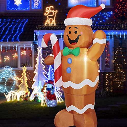8 Feet Tall Lighted Inflatable Christmas Nutcracker Yard Decoration J434705