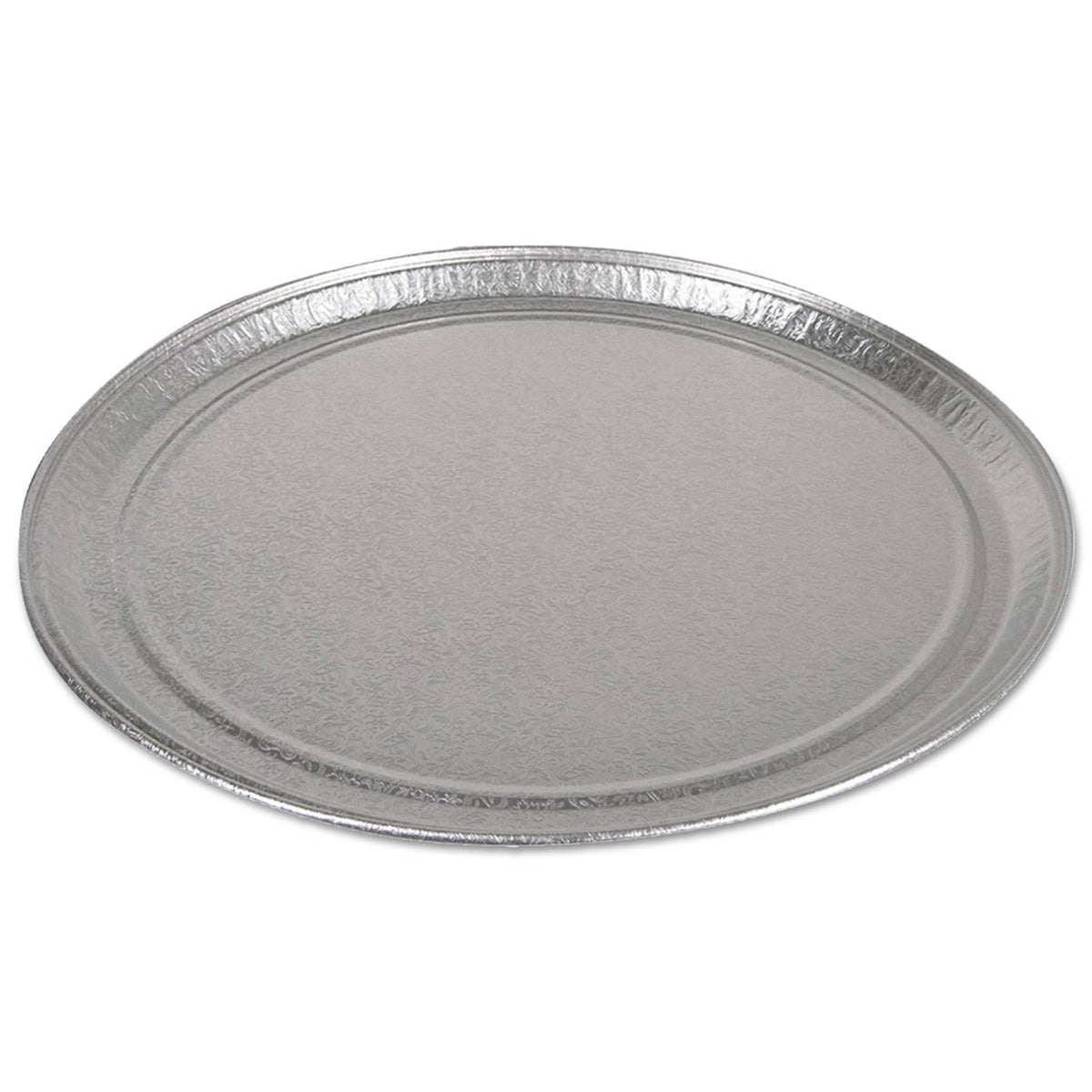Aluminum Round Flat Embossed Tray T711