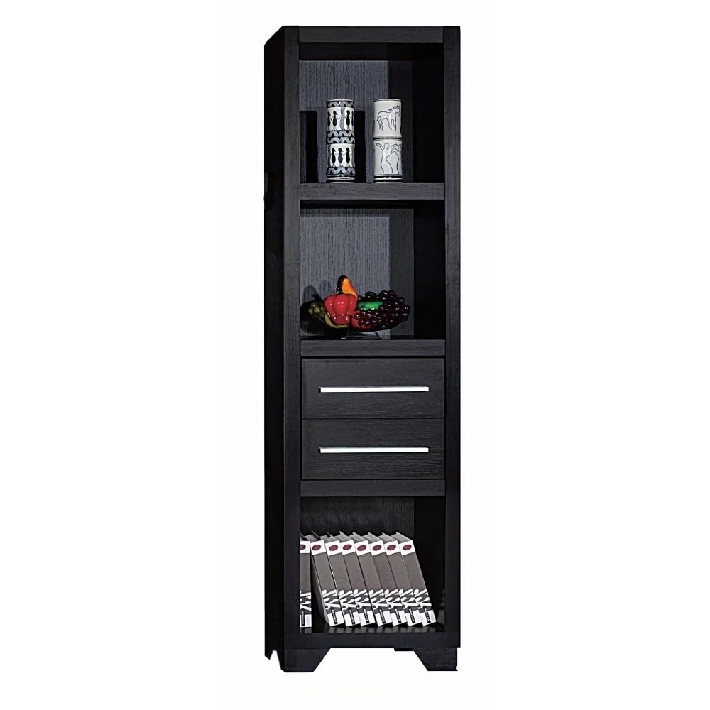 Brown Media Tower With Drawers V85905