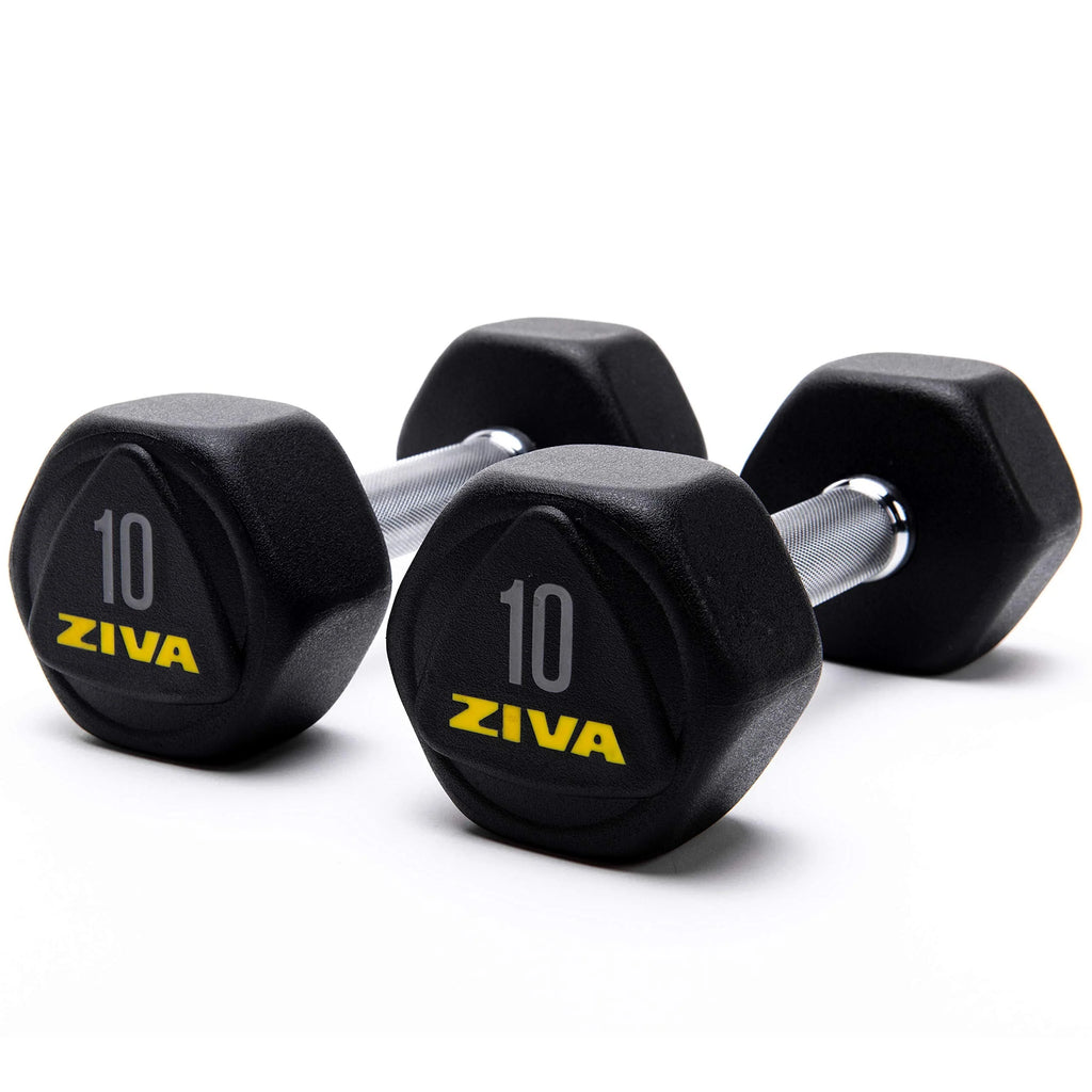 20 Lbs Urethane Rubber Hex Dumbbells A994