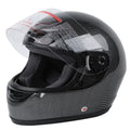 Black Carbon Fiber Full Face Motorcycle Helmet J452723