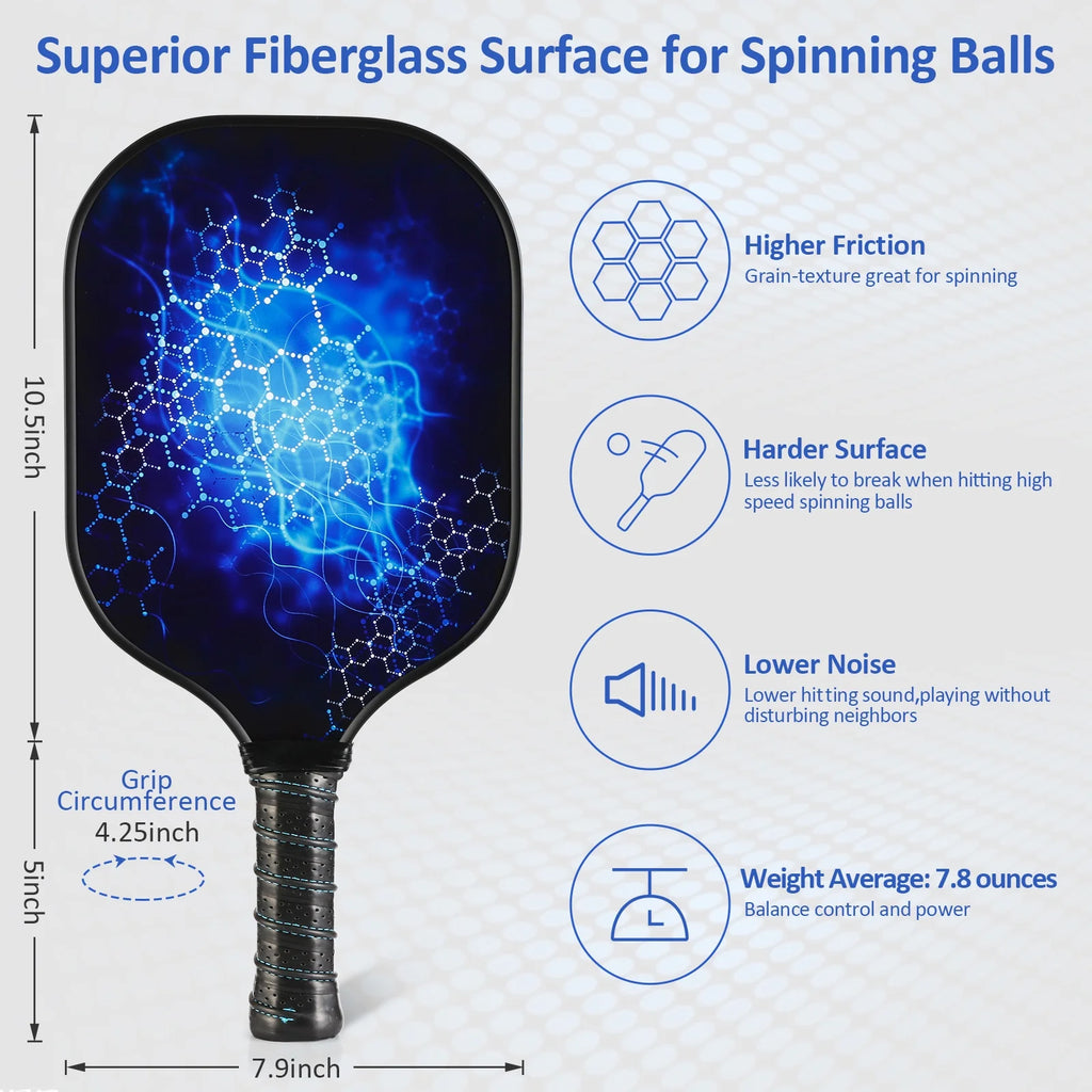 Carbonfiber Pickleball Paddle Set of 2 R454790