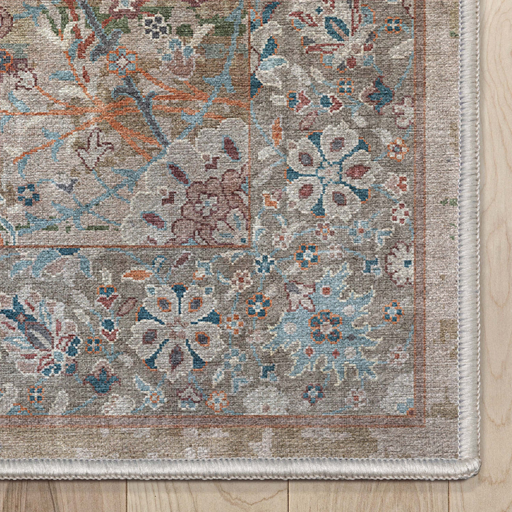 Blue Flatweave Oriental Runner Rug E9341