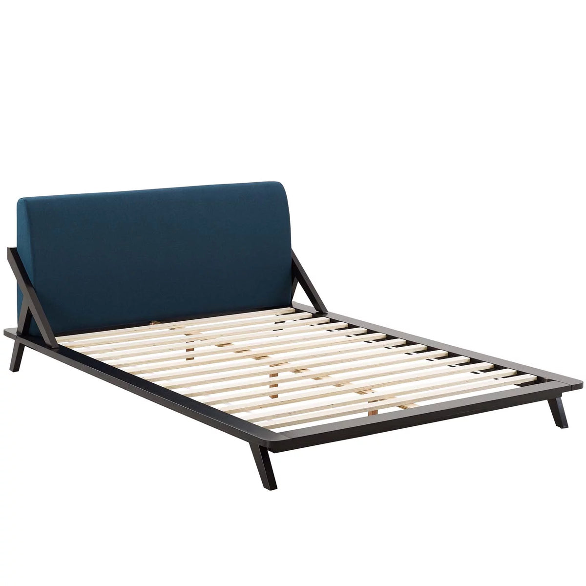 Queen Size Wood Fabric Platform Bed Frame B86550