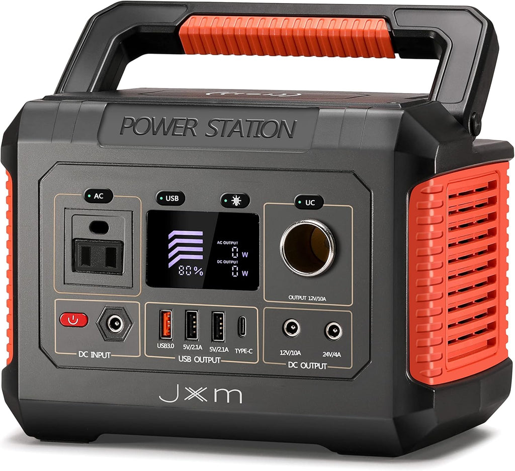 Portable Power Station 519Wh 500W Pure Sine Wave AC Outlet 12V DC P107328