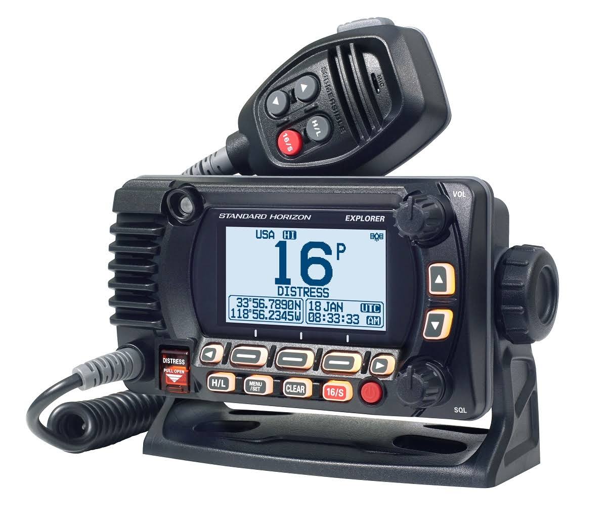 Black Fixed Mount VHF R8747