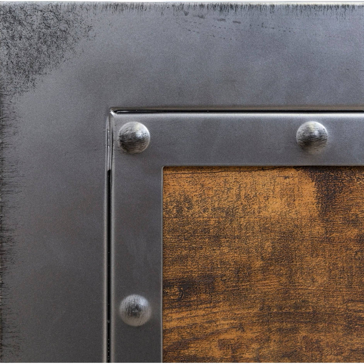 Queen Metal and Wood Headboard F14996