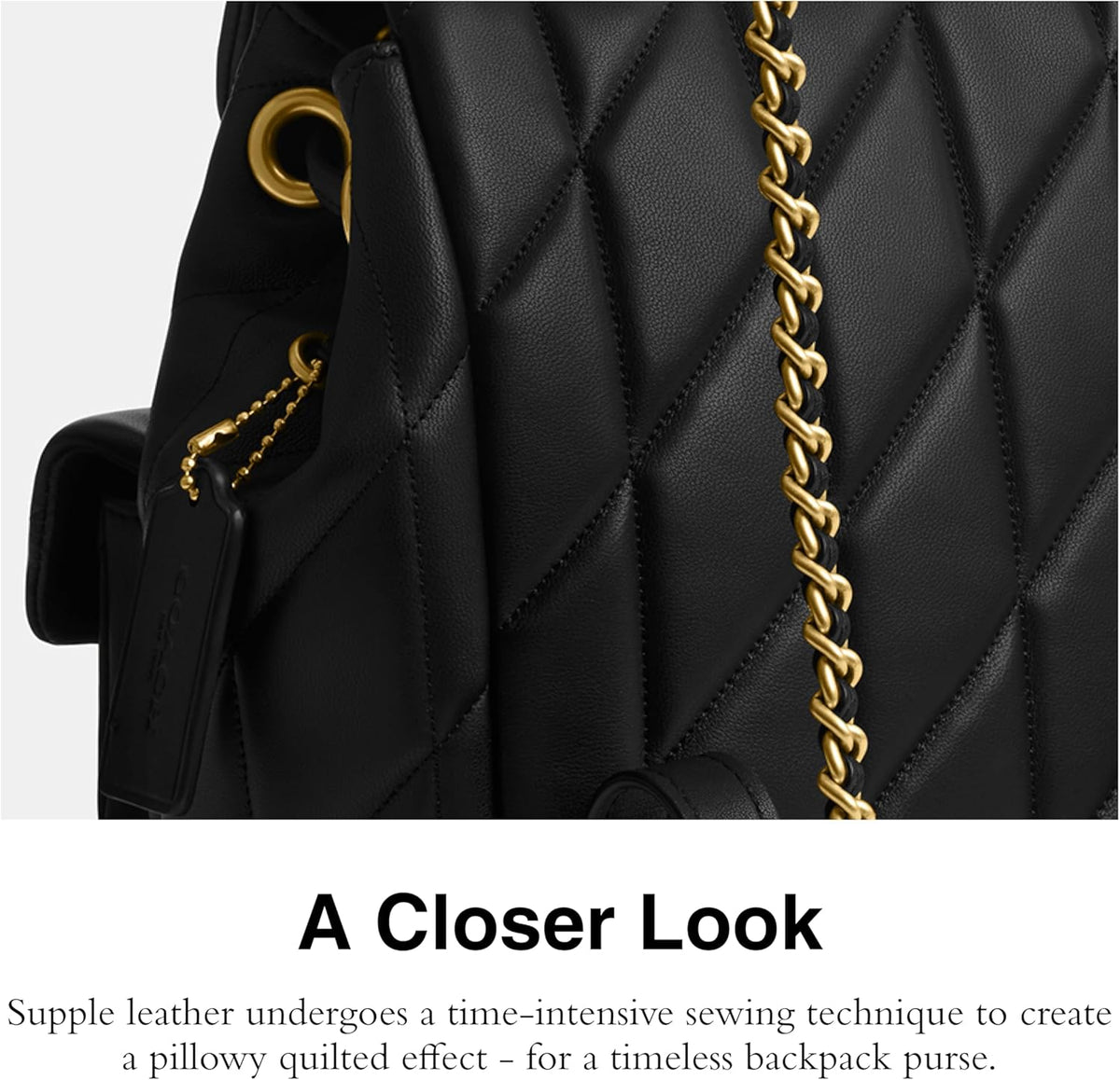 Black Large Backpack B10585