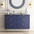 Navy Blue 6 Drawer Dresser P65349