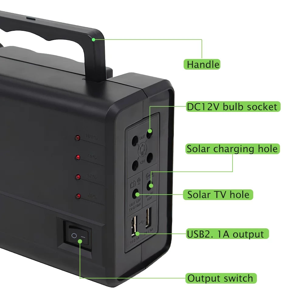 Portable Power Station with DC 12V and USB Ports T920