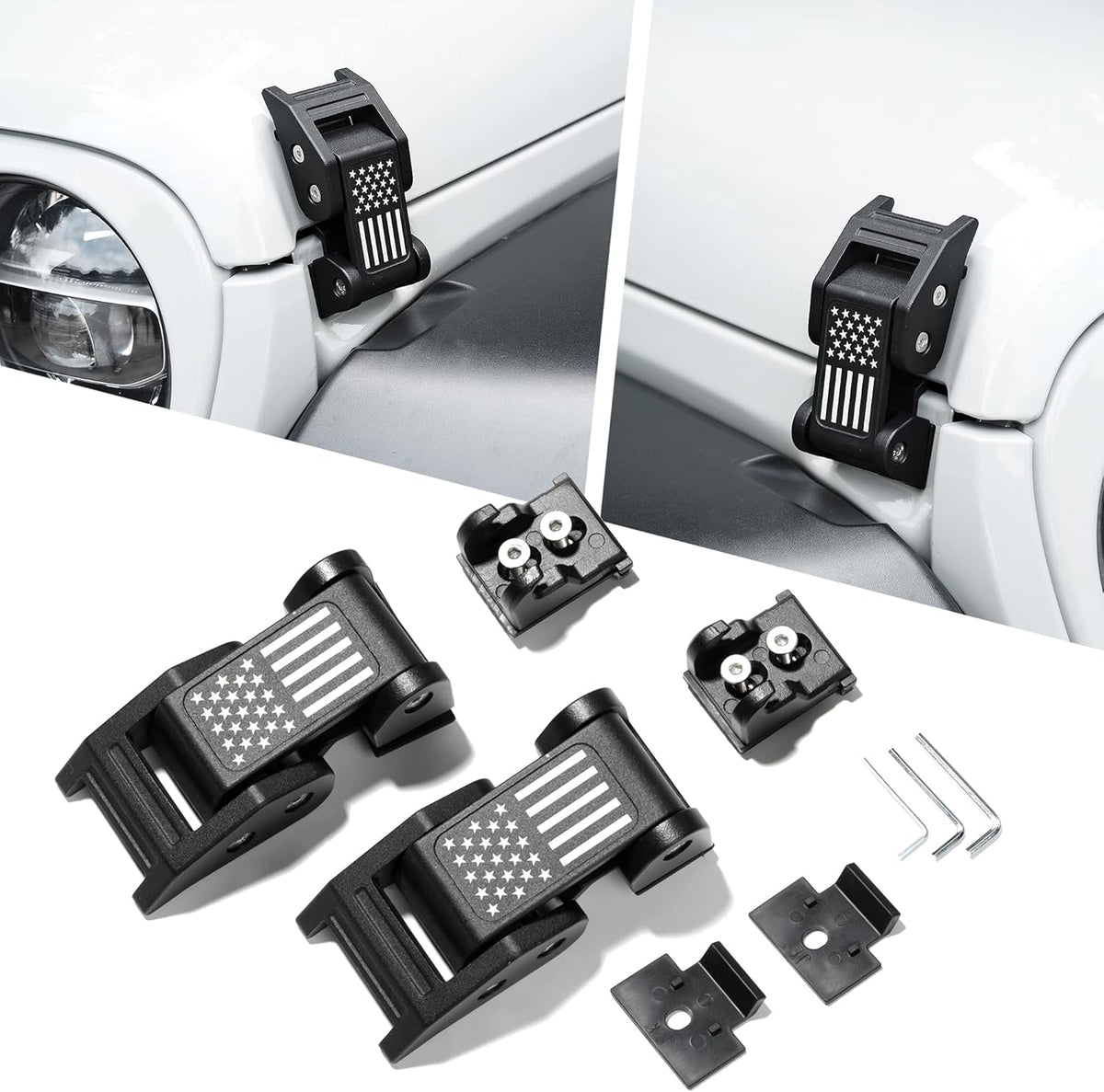Hood Latches Aluminum Hood Catch (1 Pair) N87393