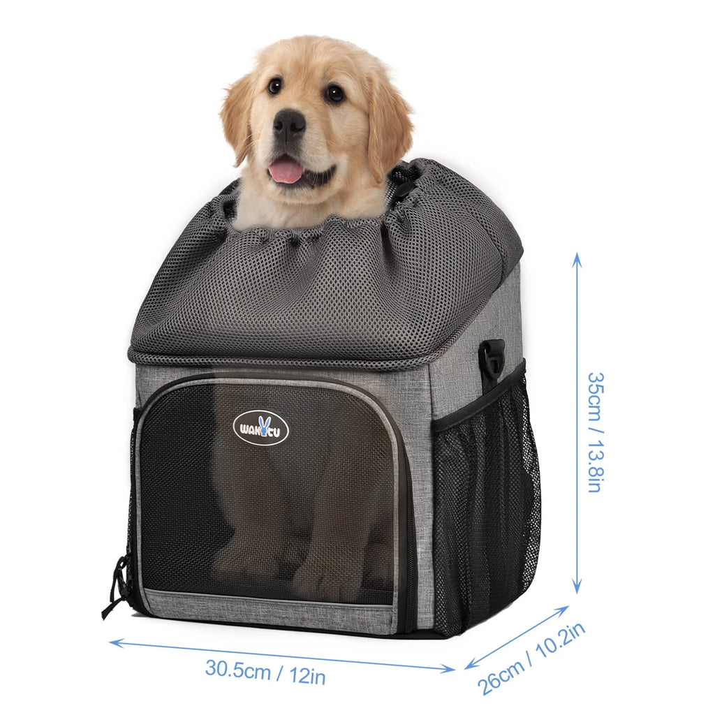 Foldable Removable Pet Bicycle Carrier Backpack O294