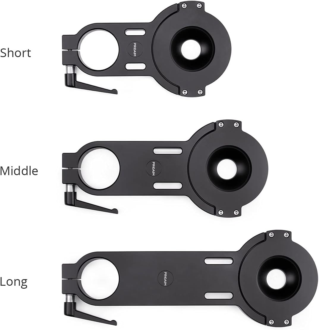 Offset Bowl Adapter Bracket 100mm Long Euro/Elemac Mount Aluminum Q68178