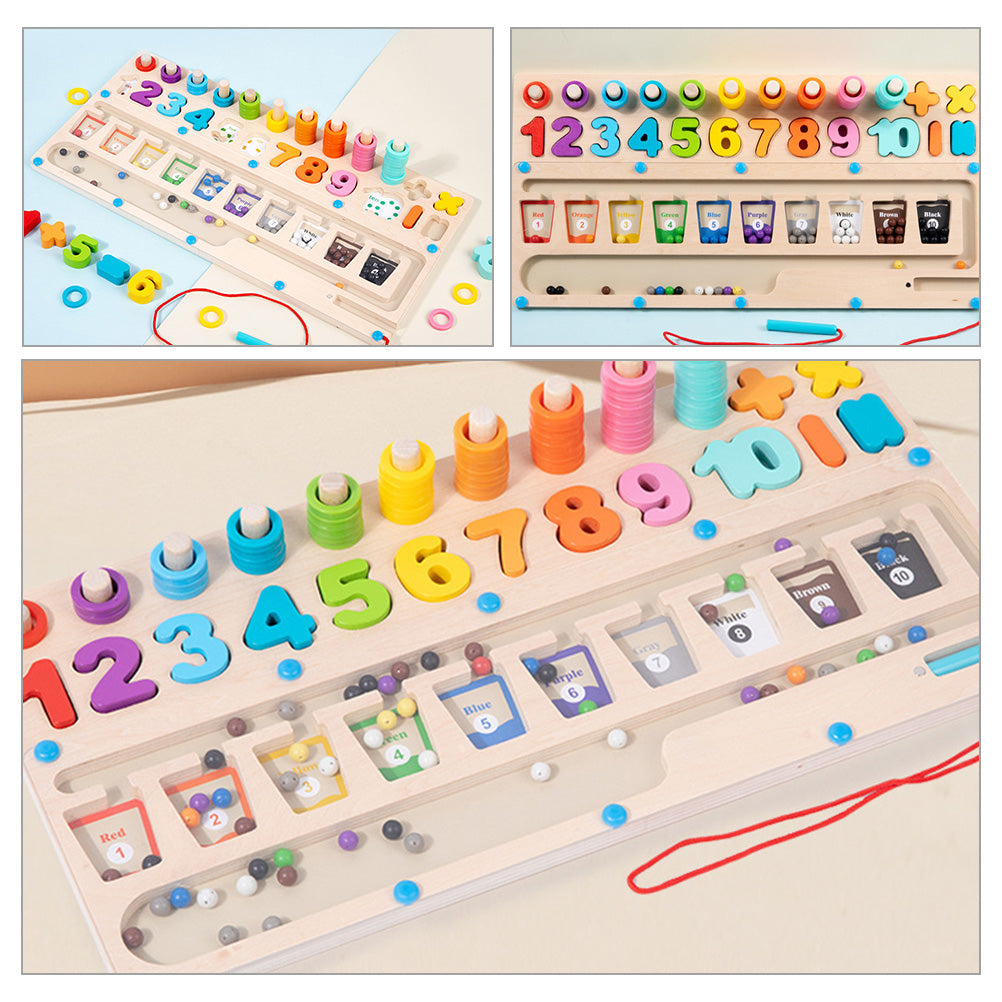 Magnetic Wooden Building Blocks Puzzle V992