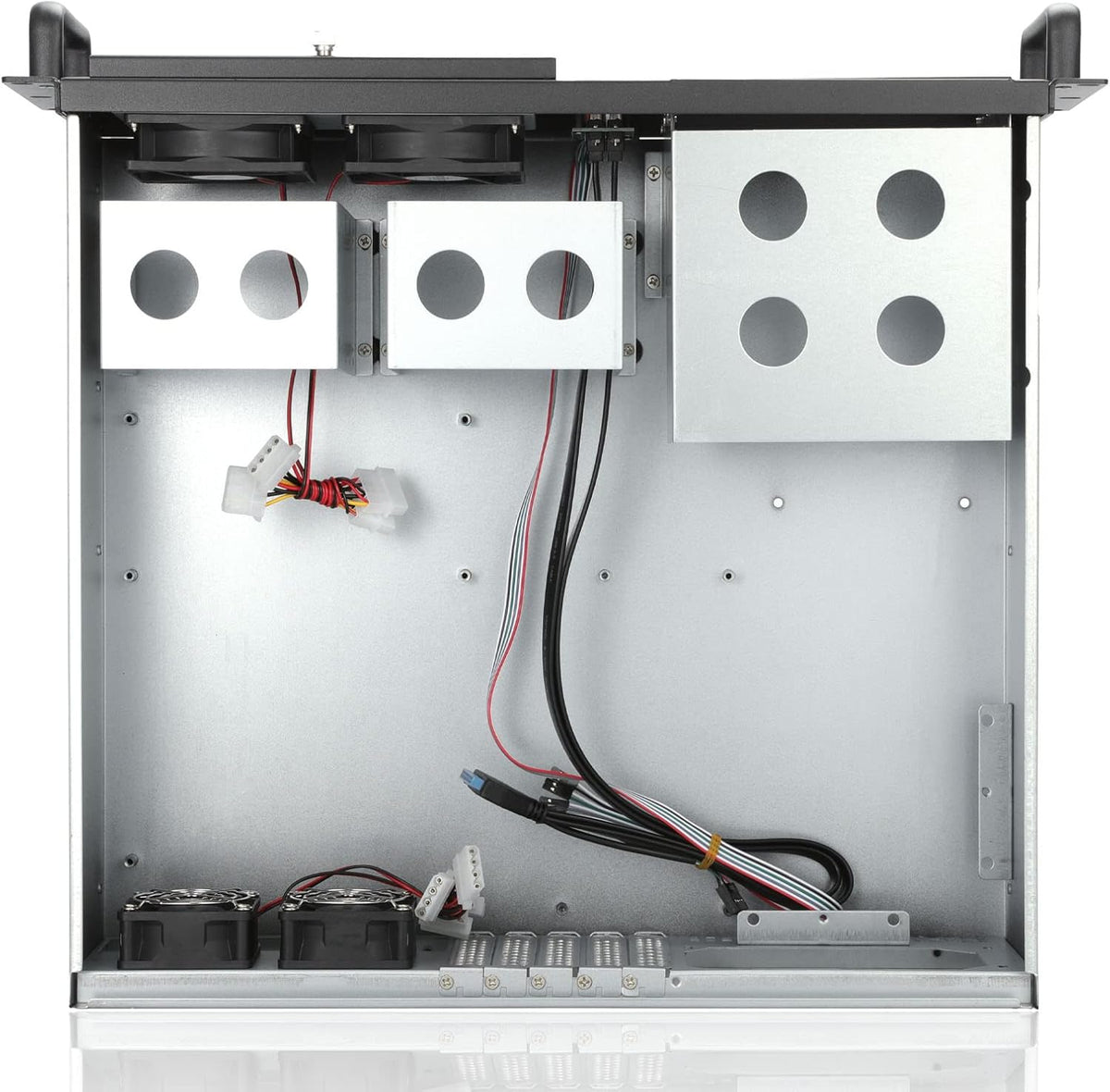 3u Rackmount Server Chassis with 3x5.25 Support PS2 PSU Side 80mm Fan Dust Filter Bracket Z61824