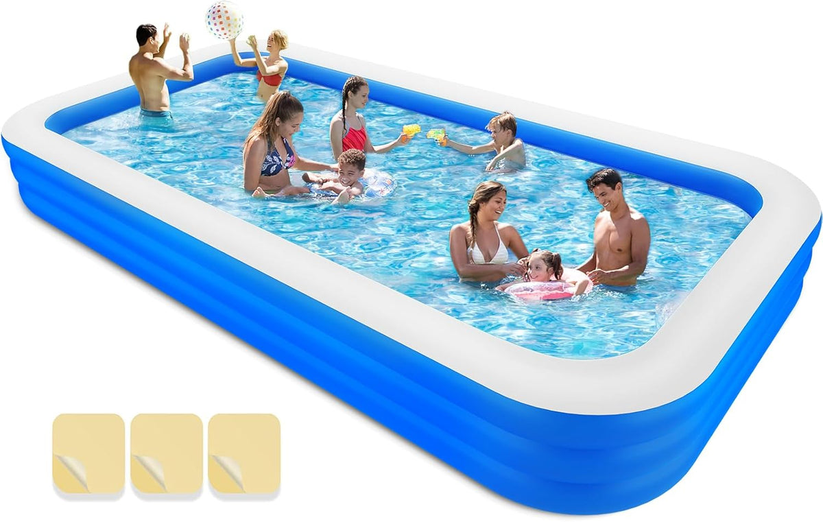 145" X 74" X 22" Inflatable Swimming Pool L9268