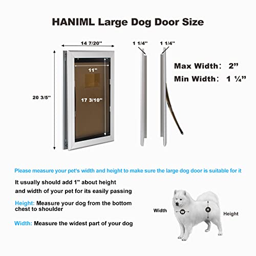 Heavy Duty Aluminum Insulated Dog Door V646840
