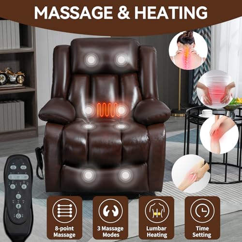 Black Leather Dual Motor Power Lift Recliner Chair G45131