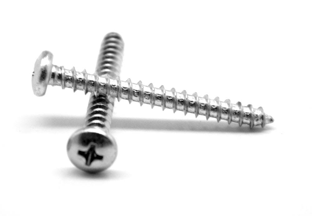 Sheet Metal Screw Phillips Pan Head Type A Stainless Steel 316 Pk 2000 A9508