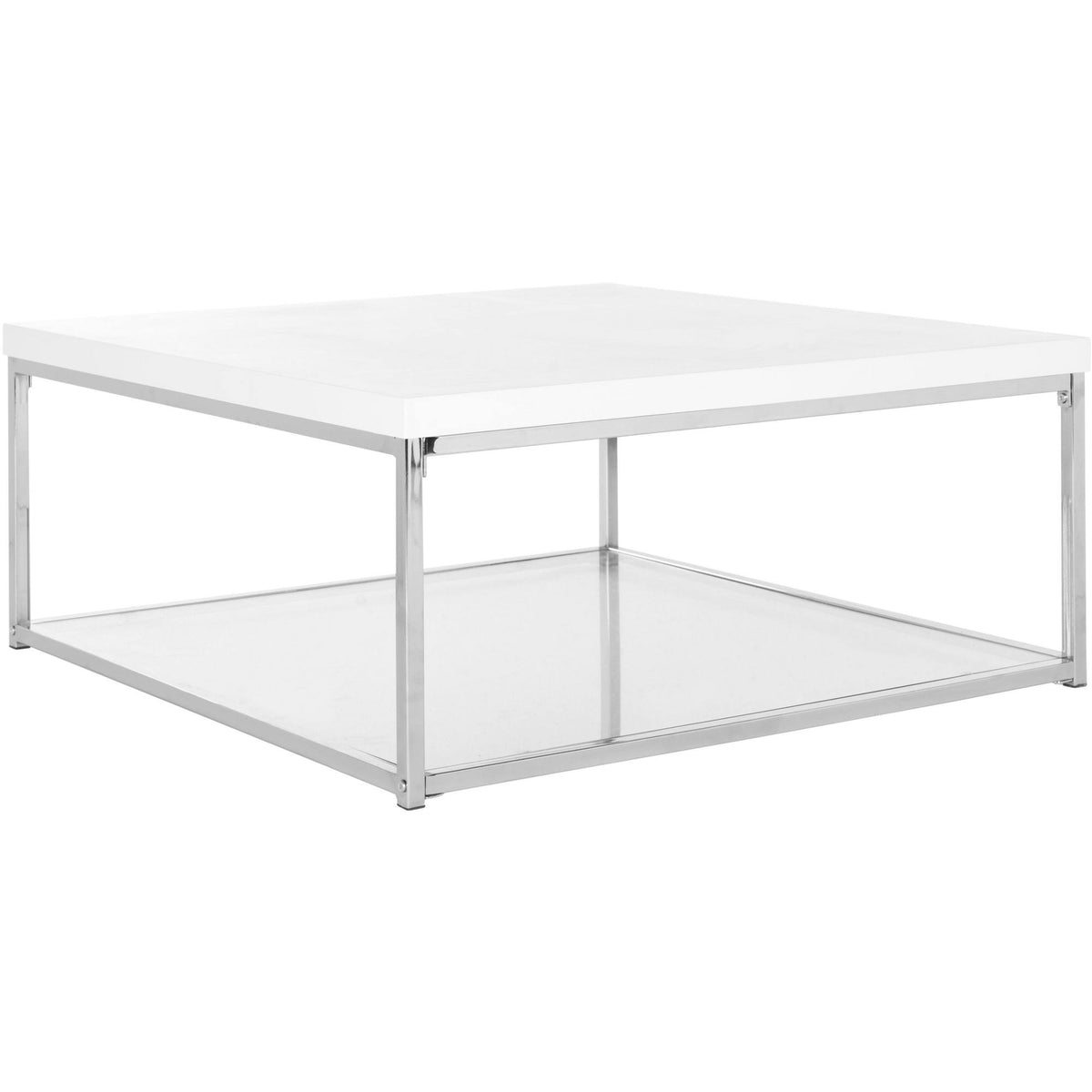 White/Chrome Coffee Table S55683
