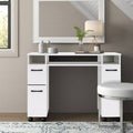 White Manicure Workstation Desk F710