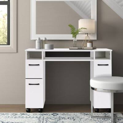White Manicure Workstation Desk F710