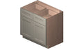 2 Doors 2 Drawers 1 Shelf Base Cabinet C3699