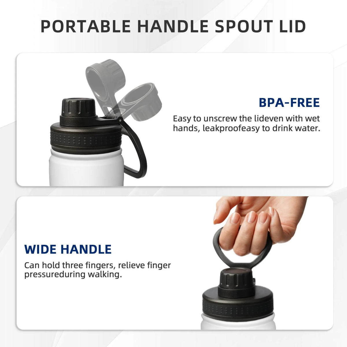 18OZ Stainless Steel Insulated Water Bottle M9683