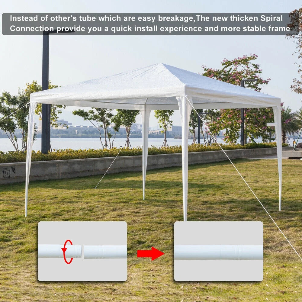 10'x10' Waterproof White Tent F10249