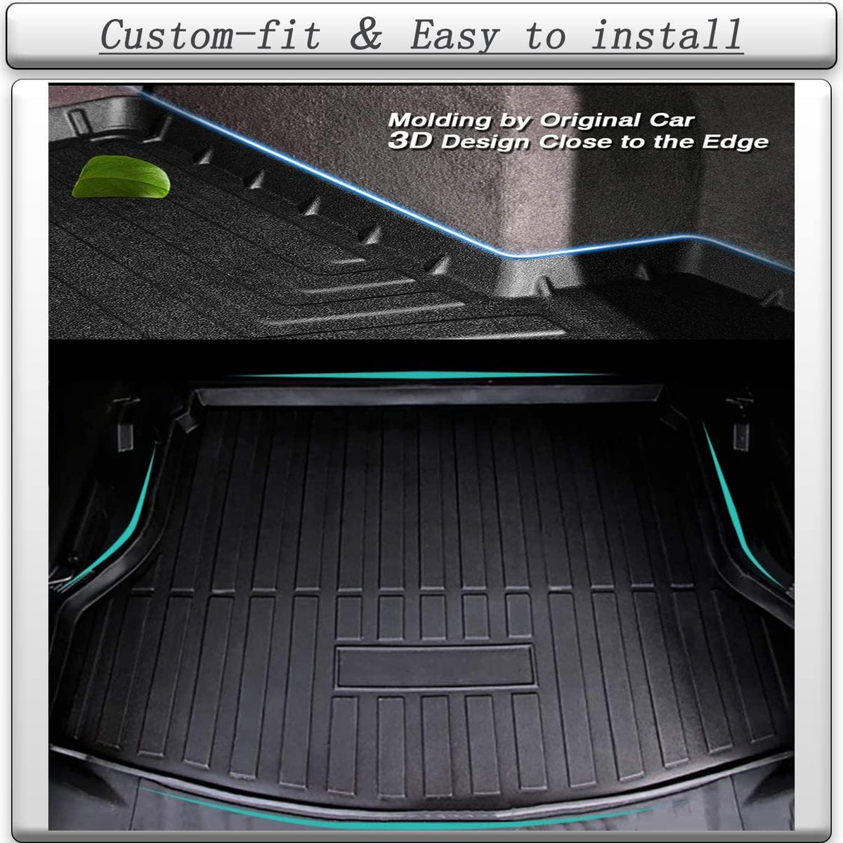 All-Weather 3D Waterproof TPO Cargo Liners D8075