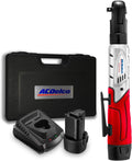 12V Cordless 3/8" Ratchet Wrench Tool Kit with 2 Batteries and Carrying Case C1816