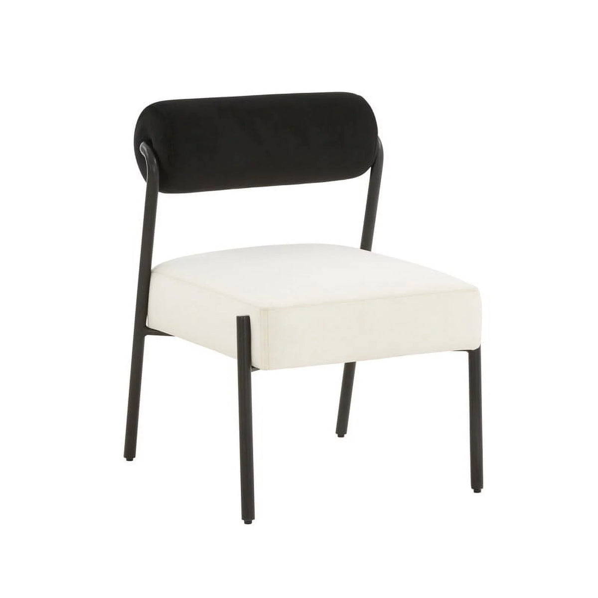 Cream Velvet Accent Chair M662