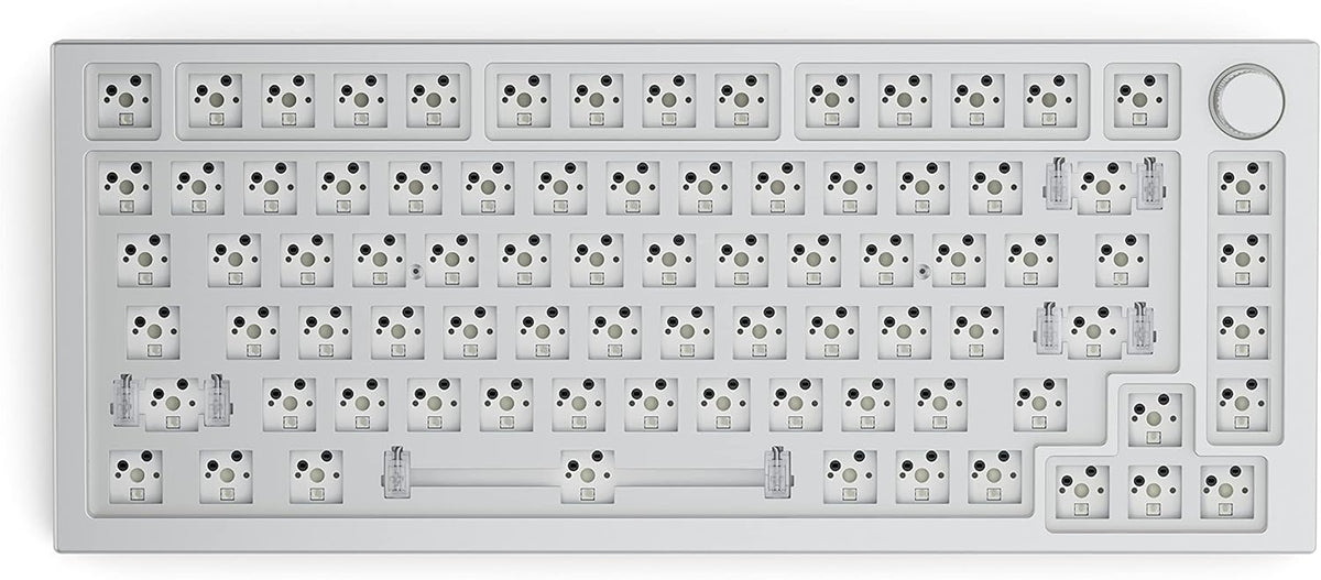 White Ice Modular Mechanical Keyboard 75% N669