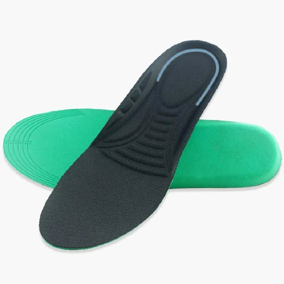 Green Light Weight Anti Skid Sport Soft Shoes Insoles Men Plus Size Foot Pads S806