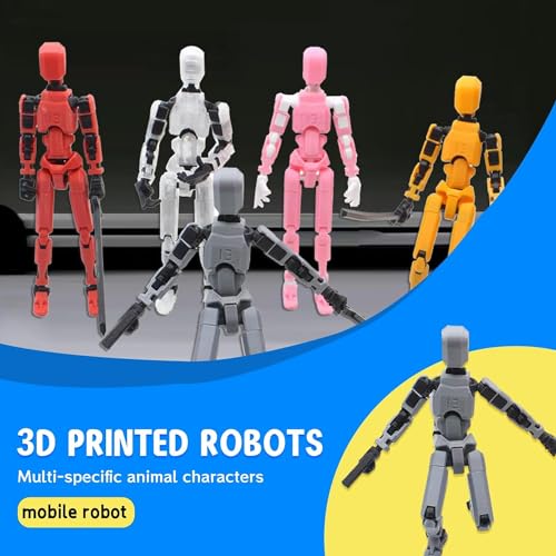 6 Pack 3D Printed Multi-Jointed Movable Action Figure T20749