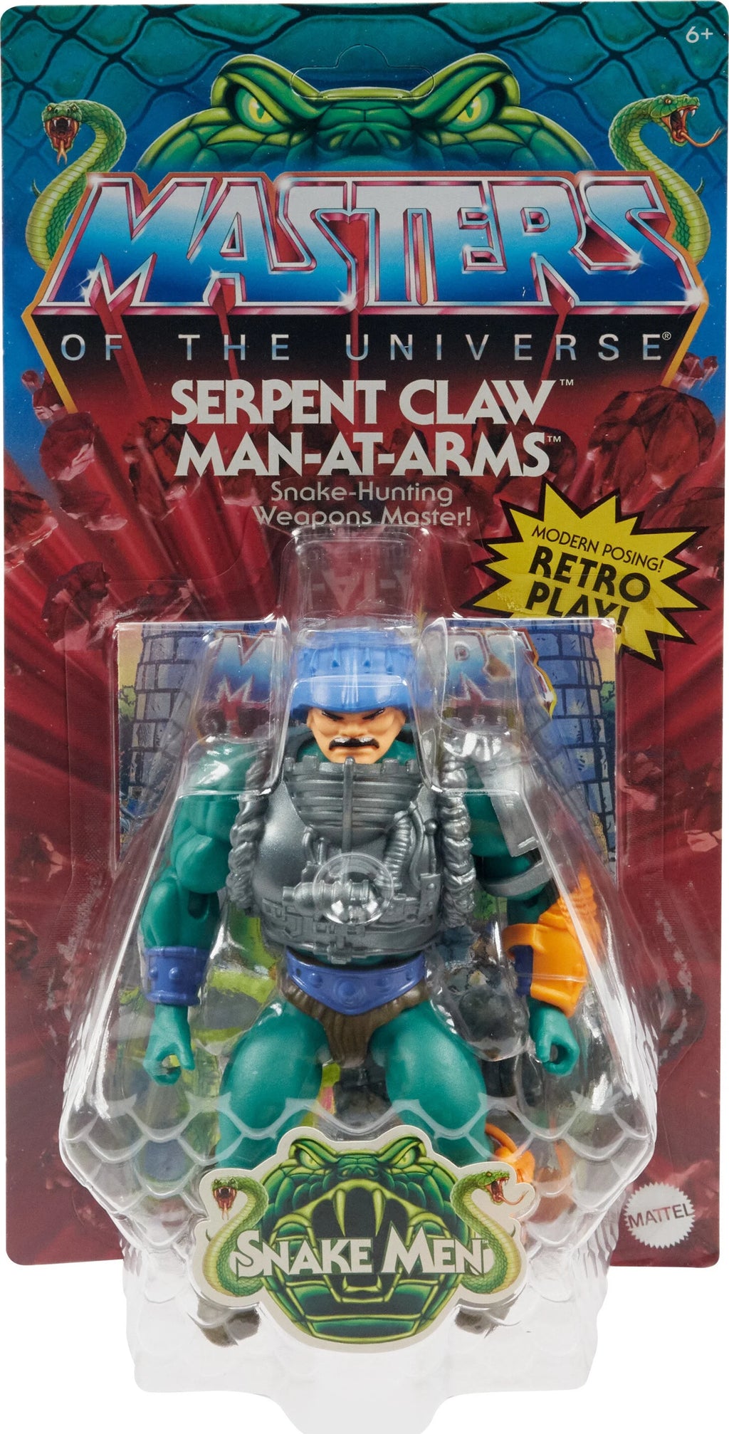 Serpent Claw Man-at-arms Action Figure & Accessory, Posable (5.5 inch) T508
