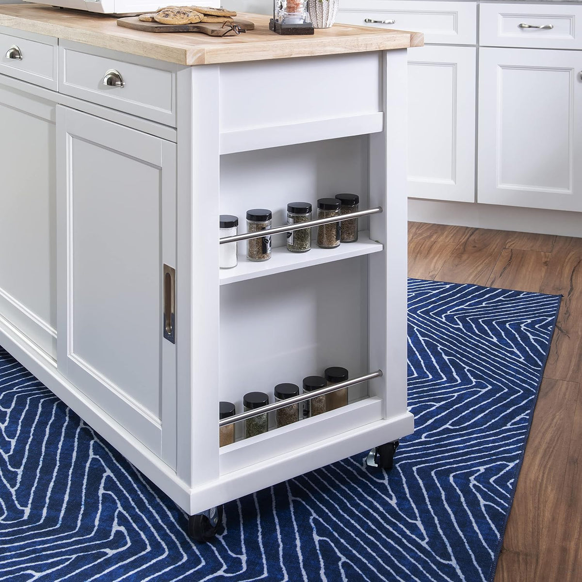White Kitchen Cart O13935