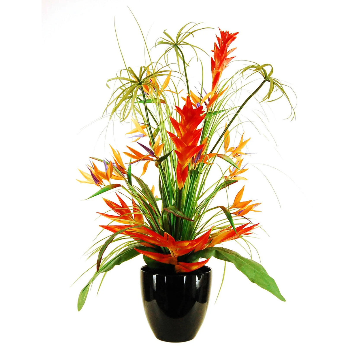 Tropical Arrangement in Tapered Vase F4890