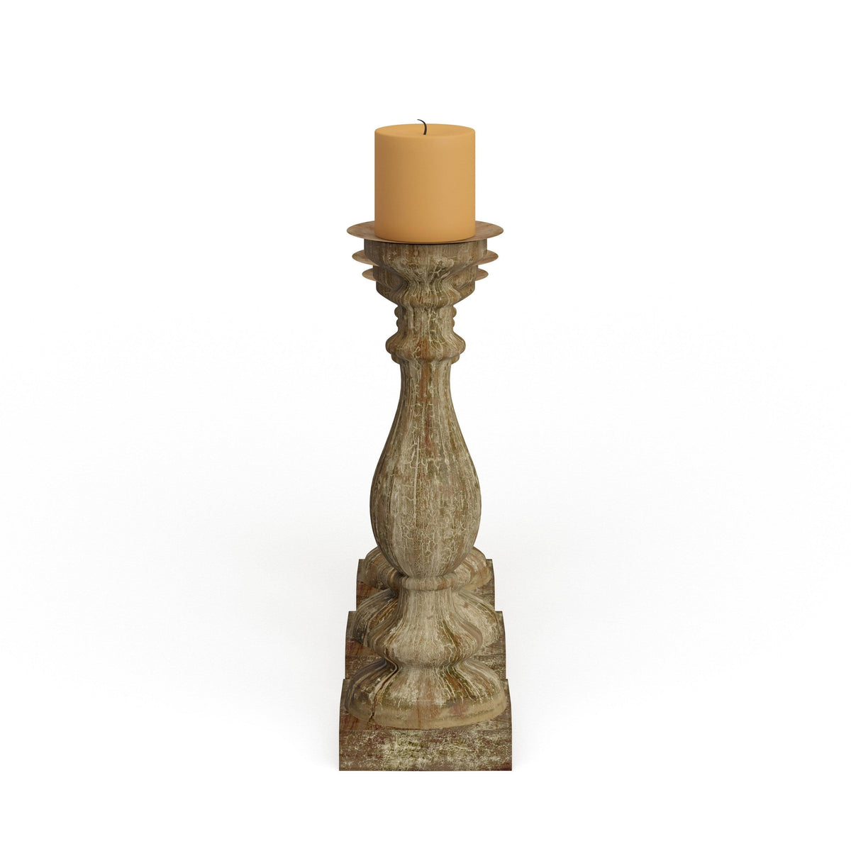 Brown Fir Candle Holder (Set of 3) T8743