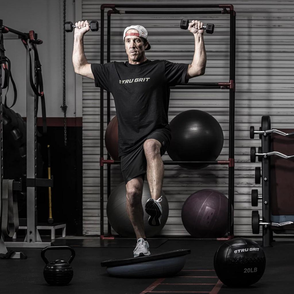 40lb Black Rubber Hex Dumbbell V538152