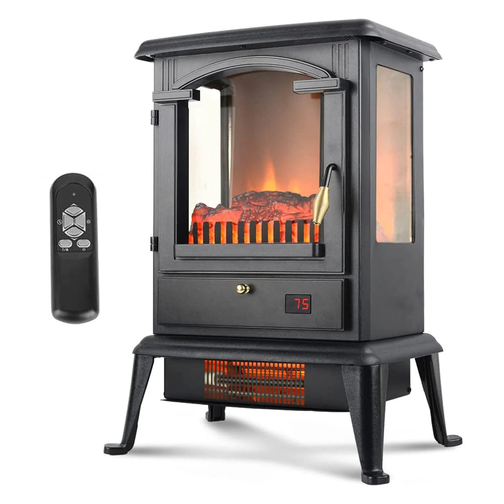 Electric Fireplace Heater Stove with Remote 2 Pack F5770
