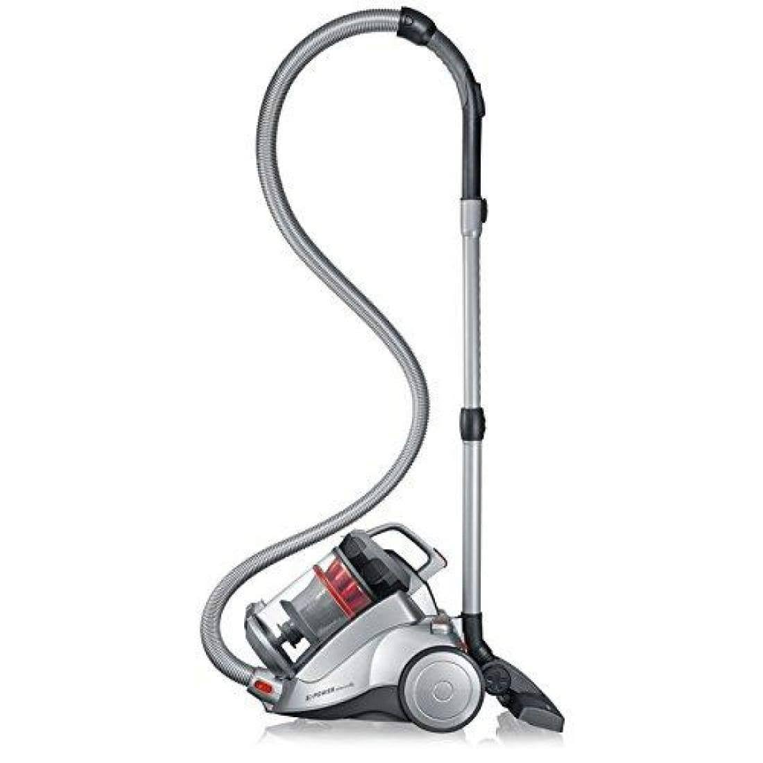 Bagless Canister Vacuum Cleaner, Corded, Polar Silver V69913