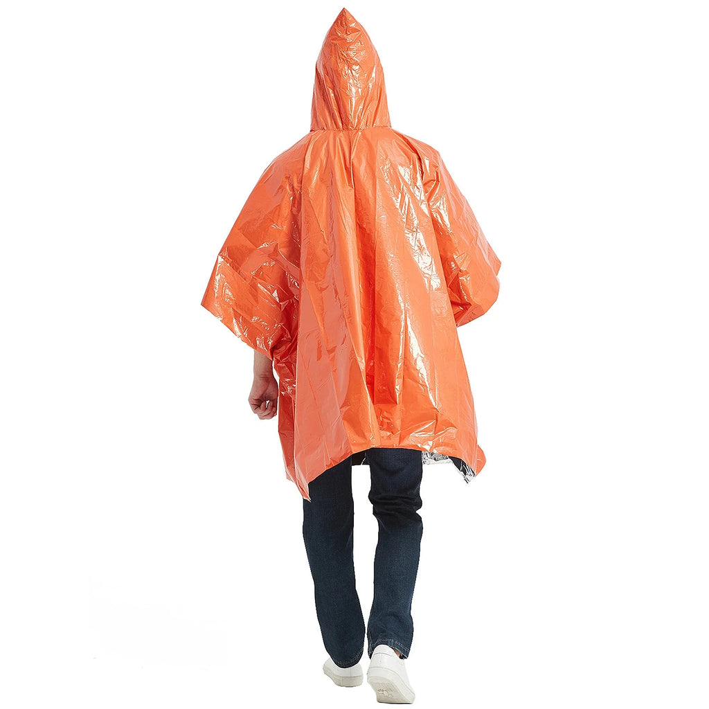 Waterproof Thermal Poncho Raincoat with Sleeping Bag and Tent Shelter D211139