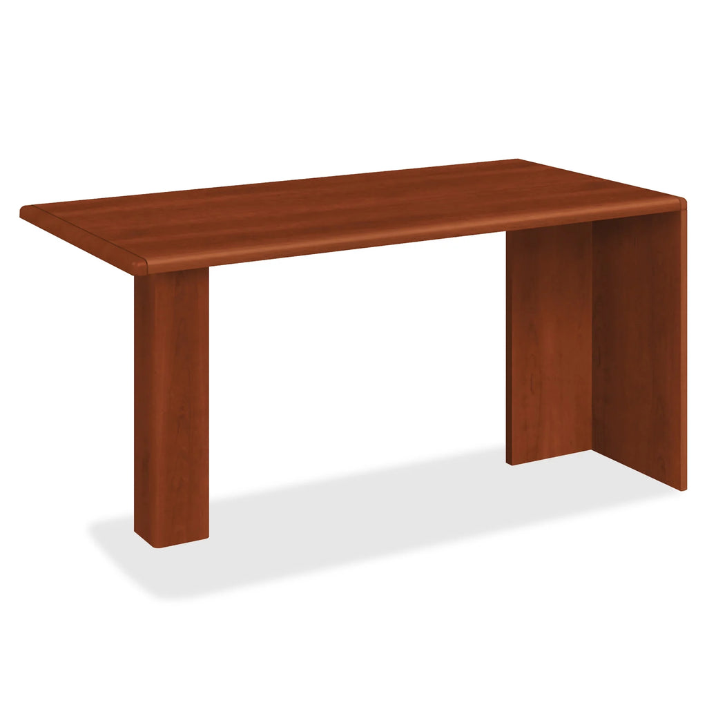 Wood Peninsula with End Panel Q4826
